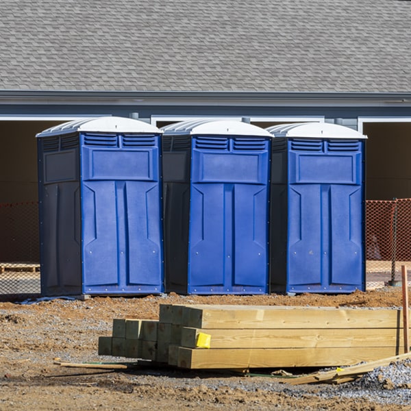 are there any restrictions on where i can place the porta potties during my rental period in Reston